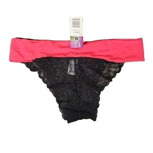 Hers by Herman Coral & Lace Bra & Panty Set Sz 34C - Picture 3 of 9